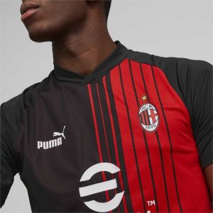 Puma A.C. Milan Prematch Jersey Herren Schwarz Rot | BRQJGLH-63