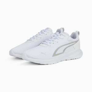 Puma All Day Active Sneakers Damen Weiß Grau Lila | PWJDFKN-38