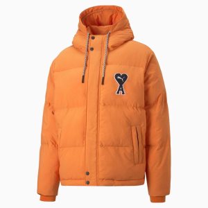 Puma Ami Puffer Jacket Oberbekleidung Damen Orange | UROQNBS-36