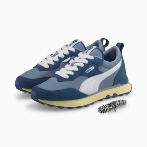 Puma Ami Rider Fv Sneakers Damen Weiß Blau | WNVBOIG-49