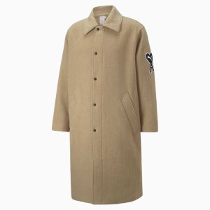 Puma Ami Wolle Coat Oberbekleidung Damen Hellbraun | YPVUMZE-64