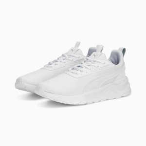 Puma Anzarun 2.0 Formstrip Sneakers Damen Weiß Weiß Hellgrau | ZUQVEXO-92
