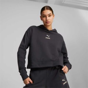 Puma Better Hoodie Sweatshirts Damen Schwarz | ZOJUKWH-23