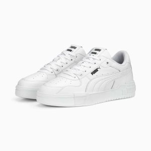Puma Ca Pro Glitch Leder Sneakers Damen Weiß Schwarz | KIABYVJ-12