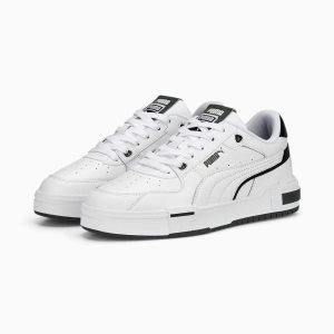 Puma Ca Pro Glitch Leder Sneakers Herren Weiß Schwarz Grau | FQWNTEV-36