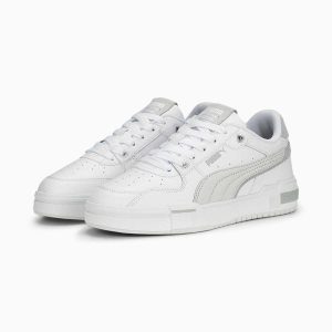 Puma Ca Pro Glitch Sneakers Damen Weiß Weiß Grau | XKZHVMJ-07
