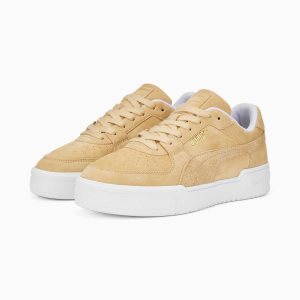 Puma Ca Pro Suede Mix Sneakers Damen Hellbraun Weiß | KZLUHMA-97