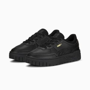 Puma Cali Dream Leder Sneakers Damen Schwarz | DSXUNEA-62