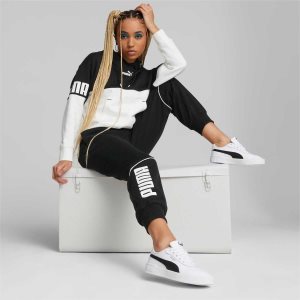 Puma Carina 2.0 Sneakers Damen Weiß Schwarz Silber | JVUHYLR-25