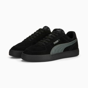 Puma Caven Suede Sneakers Damen Schwarz Grau | NWYJPZF-46