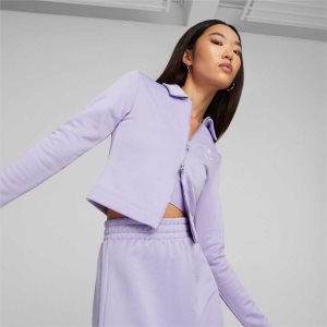 Puma Classics Long Sleeve Shirt Sport Bh Damen Lila | AMLCPDJ-97