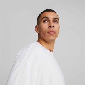 Puma Classics Oversized Tee Oberteile Herren Weiß | ZGNTUEJ-87
