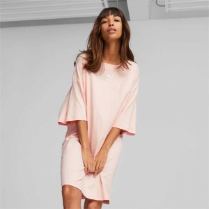 Puma Classics Tee Kleider Röcke Damen Rosa | JNEWRVB-68