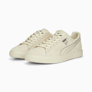 Puma Clyde No.1 Sneakers Damen Weiß Grau | YXBRMHS-65