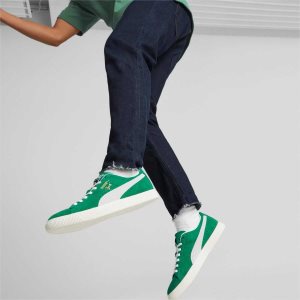 Puma Clyde Og Sneakers Damen Grün Weiß | FSWLHMD-05