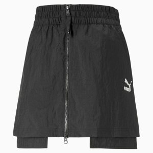 Puma Dare To Woven Röcke Damen Schwarz | IQJNWAO-17