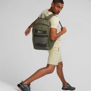 Puma Deck Taschen & Rucksack Herren Dunkelolivgrün | NEWUARV-50