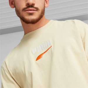 Puma Downtown Logo Tee Oberteile Herren Mehrfarbig | LCVAQZH-19