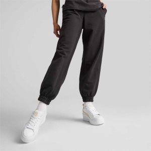 Puma Downtown Sweatpants Hose Damen Schwarz | YJIXQSG-75