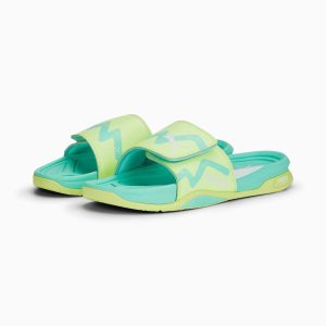 Puma Dream Nitro Future Slides Sandalen Herren Gelb Weiß | FZOPNKX-54