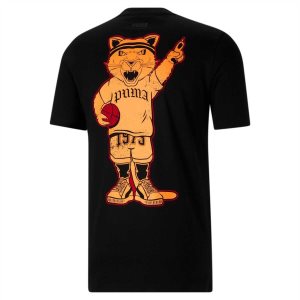 Puma Dylan Basketball Tee Oberteile Herren Schwarz | RCABZWJ-04