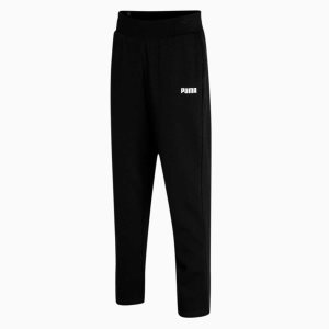 Puma Essential Gestrickt Sweat Hose Damen Schwarz | RLJZYOD-50