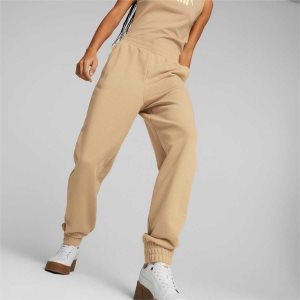 Puma Essentials+ Embroidery Hose Damen Braun | KPEZGQT-37