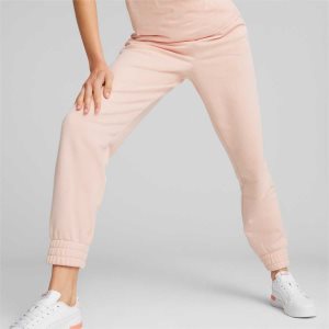 Puma Essentials+ Embroidery Hose Damen Rosa | OJACGSK-69