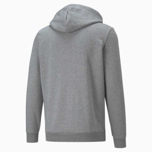 Puma Essentials Full-zip Full-length Hoodie Sweatshirts Herren Grau | VKBUESA-54