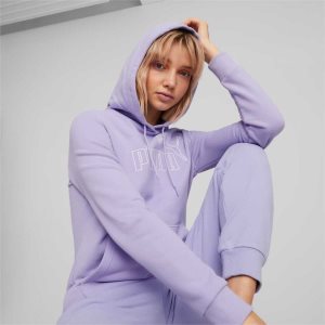 Puma Essentials+ Hoodie Sweatshirts Damen Lila | YJBIWCN-70