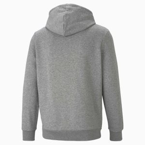 Puma Essentials+ Two-tone Big Logo Hoodie Sweatshirts Herren Grau | LUMSWNZ-90