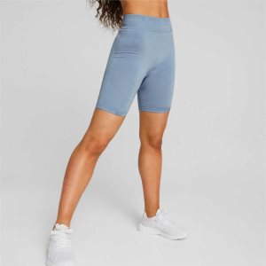 Puma Evoknit Kurzes Leggings Damen Blau Waschen | DOQLYGZ-47