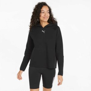 Puma Evostripe Hoodie Sweatshirts Damen Schwarz | PFELOIG-95