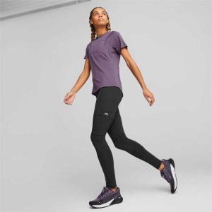 Puma Fast-trac Nitro Laufschuhe Damen Lila Grau Schwarz | HPKTEDI-47