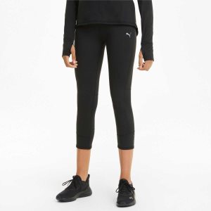 Puma Favourite 3/4 Lauf Leggings Damen Schwarz | QLVGOKJ-92