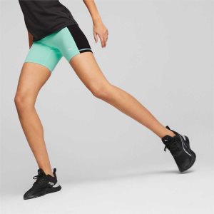 Puma Fit 5" Tight Sport Kurze Hose Damen Schwarz | VBMSPKU-35
