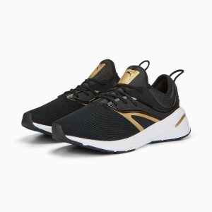 Puma Forever Xt Metallic Sportschuhe Damen Schwarz Weiß Gold | PUVYKOD-56