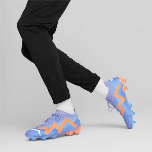 Puma Future Ultimate Fg/Ag Fußballschuhe Damen Blau Weiß Orange | IOHDPZY-97