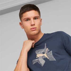 Puma Graphics Reflective Tee Oberteile Herren Mehrfarbig | WMHDRKS-27