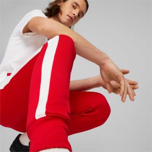 Puma Iconic T7 Track Pants Trainingsanzug Herren Rot | JAUQREN-26