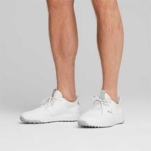 Puma Ignite Elevate Weite Golfschuhe Herren Weiß Silber | SCPXRHB-14