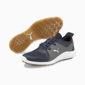 Puma Ignite Fasten8 Golfschuhe Herren Navy Silber | JTICAQB-65