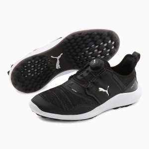 Puma Ignite Nxt Disc Golfschuhe Herren Schwarz Silber Weiß | MRNSZOD-65