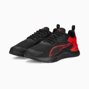 Puma Infusion Sportschuhe Damen Schwarz Rot | XCGYBRK-29