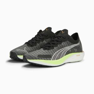 Puma Liberate Nitro 2 Run 75 Laufschuhe Damen Schwarz Weiß Gelb | KXDNAUW-91