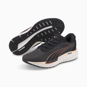 Puma Magnify Nitro Wildwash Laufschuhe Damen Schwarz | MVUXNAC-46