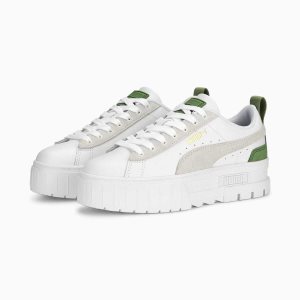 Puma Mayze Gentle Sneakers Damen Weiß Grün | HSIABKT-67