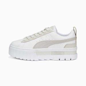 Puma Mayze Prm Sneakers Damen Weiß Grau | KOFHJIY-45
