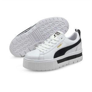 Puma Mayze Sneakers Damen Weiß Schwarz | RBPMCYI-17
