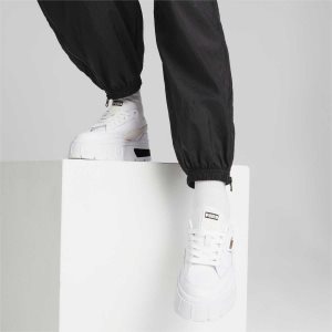 Puma Mayze Stack Sneakers Damen Weiß Grau | AJBDGMZ-68